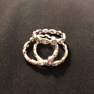 Stella & Dot stack ring set